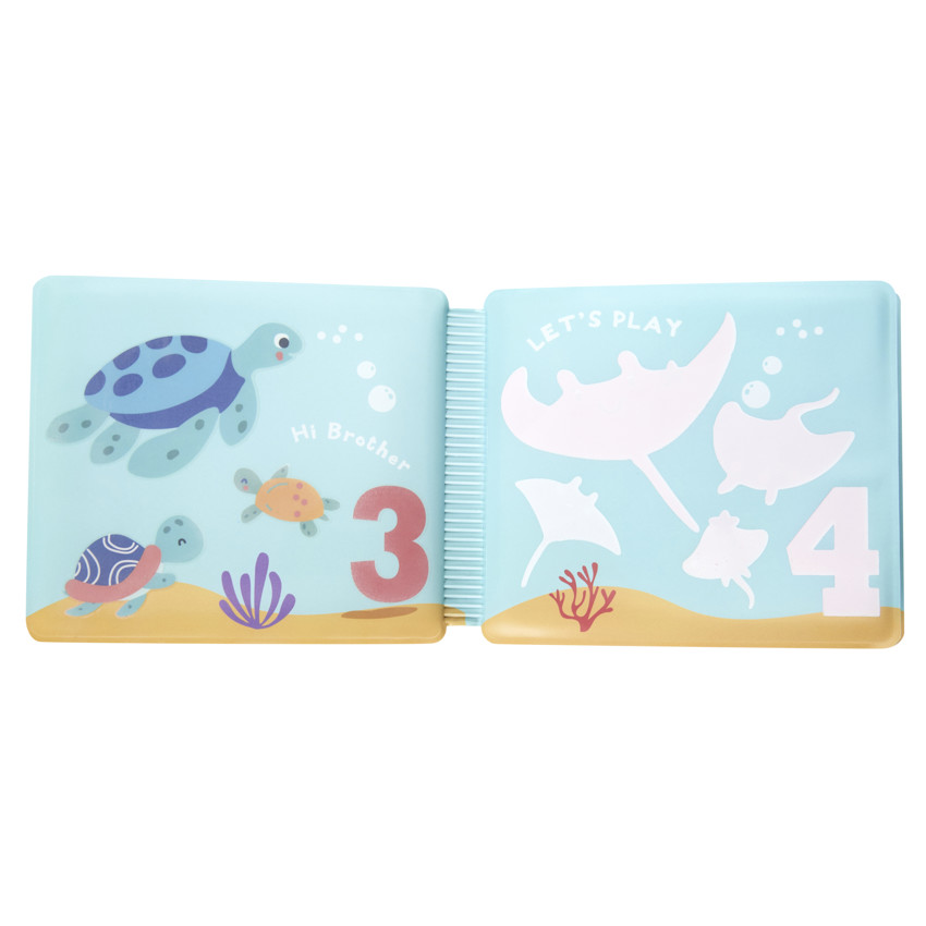 Livre de bain animaux Aloha 2.0 - Bleu (Prémaman) - Image 5