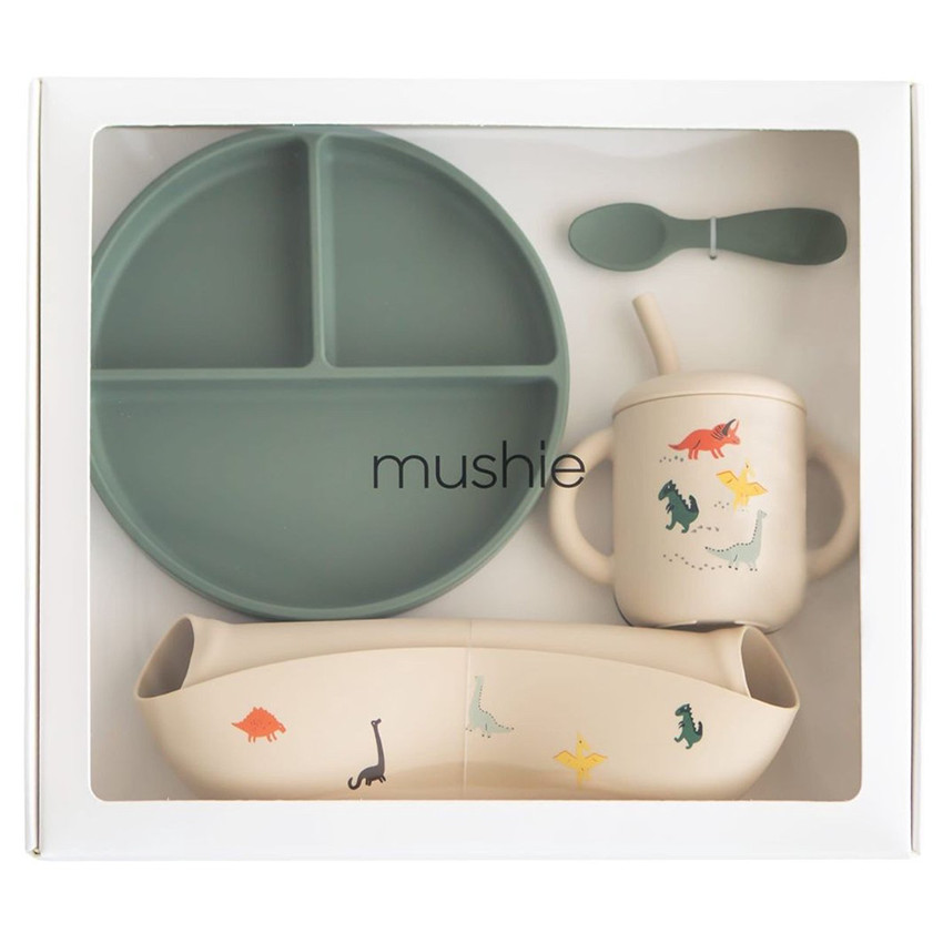 Coffret repas en silicone Dino