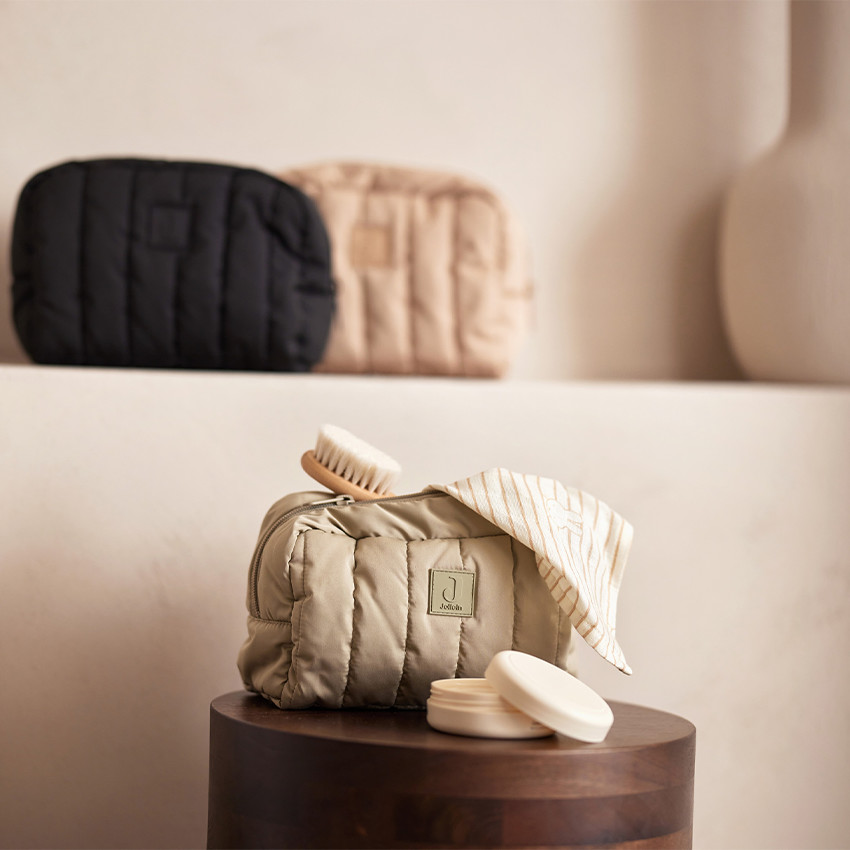 Trousse de toilette puffed biscuit  