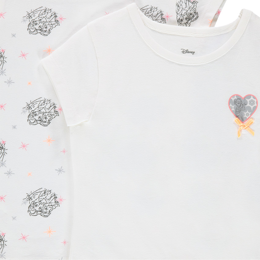 Lot de 2 maillots de corps en coton print Disney Reine des neiges 