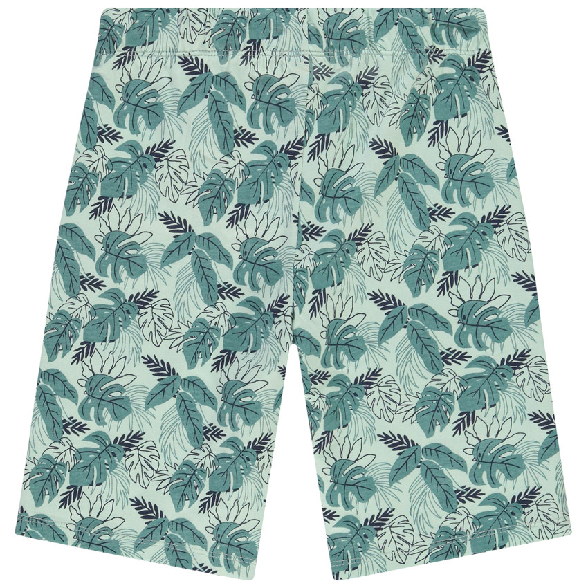 Pyjama court 2 pièces motifs tropicaux pour garçon 