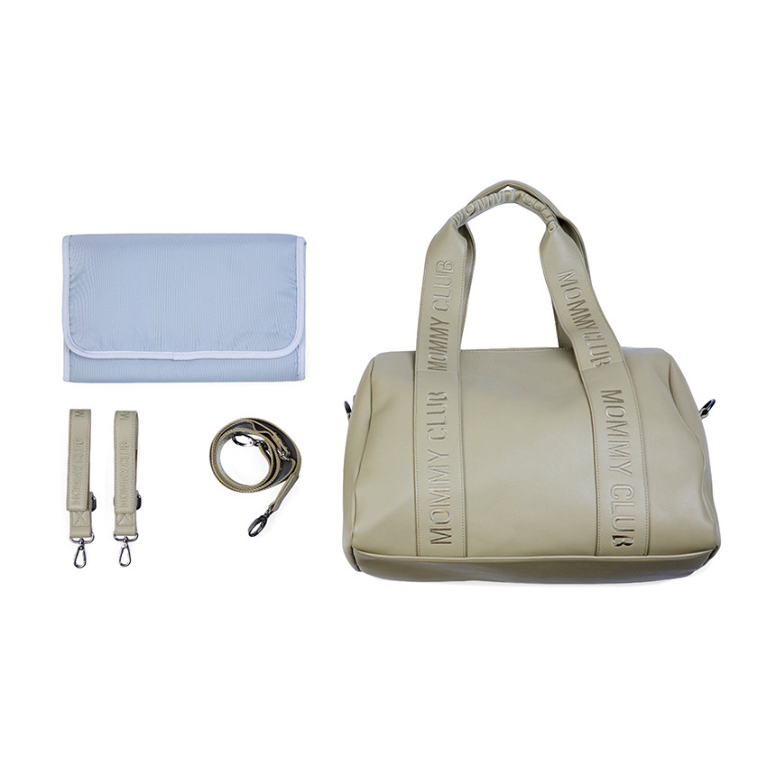 Sac à langer Mommy Club Signature Simili cuir Vert 