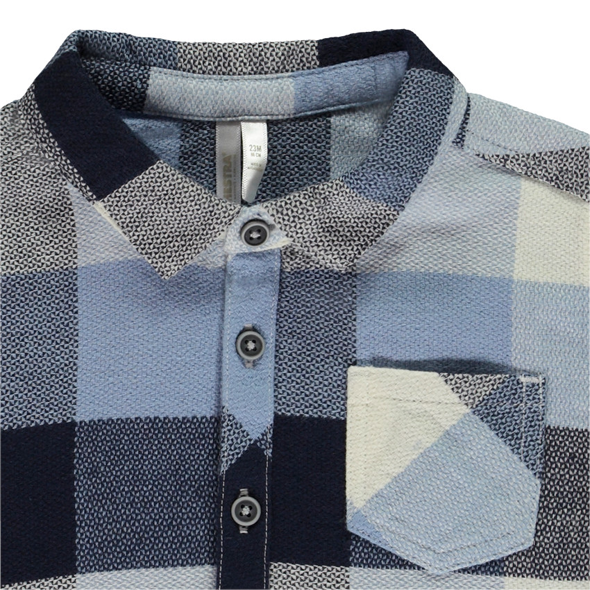 Chemise manches longues à carreaux pour bébé garçon 
