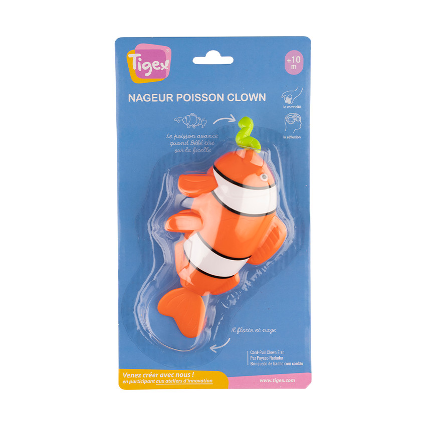 Jouet nageur Poisson Clown 
