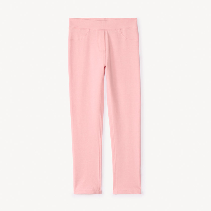 Jegging molleton coloris uni pour fille