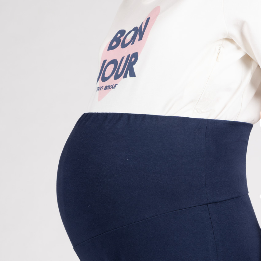 Legging slim à bandeau haut uni pour femme 
