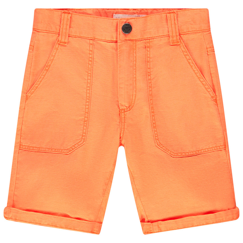 Bermuda en viscose avec revers pour garçon 