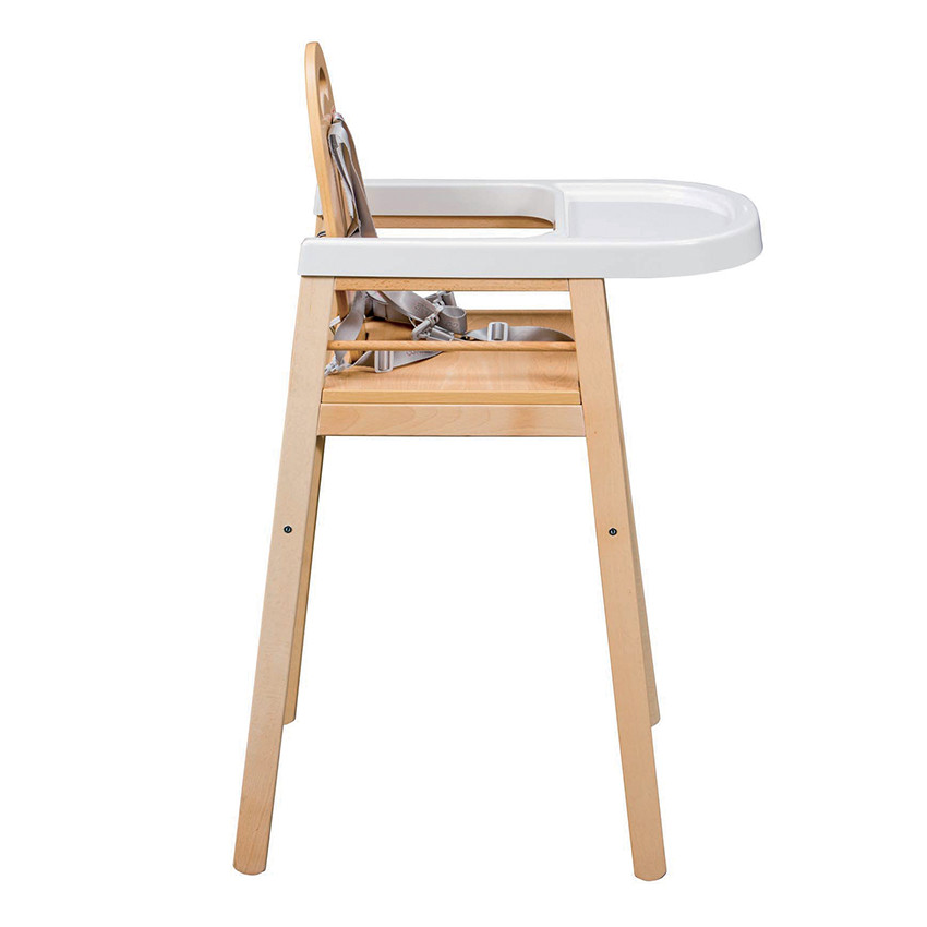 Chaise Haute fixe Lili vernis couleur naturelle 