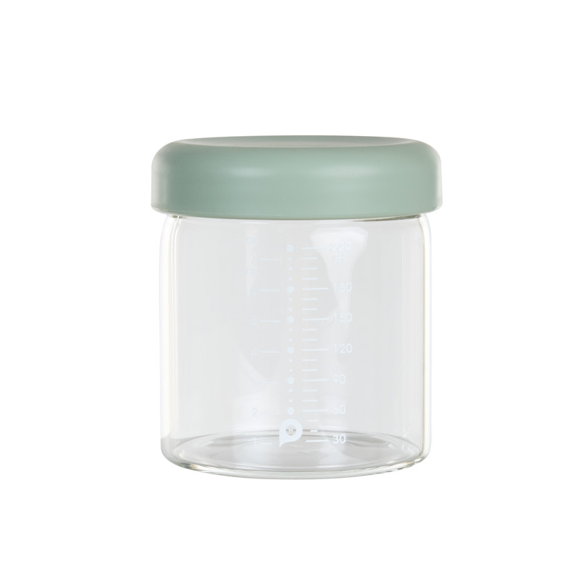 Lot de 4 pots de conservation en verre - 220 ml 