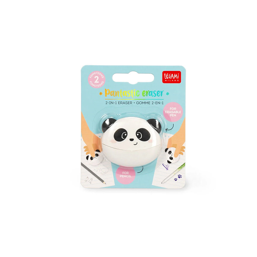 Gomme 2 en 1 panda  