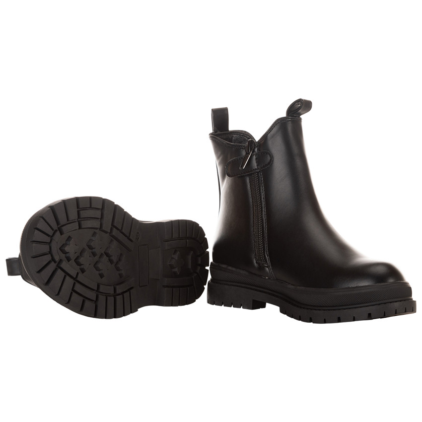 Bottines zippées à semelle chunky pour fille 