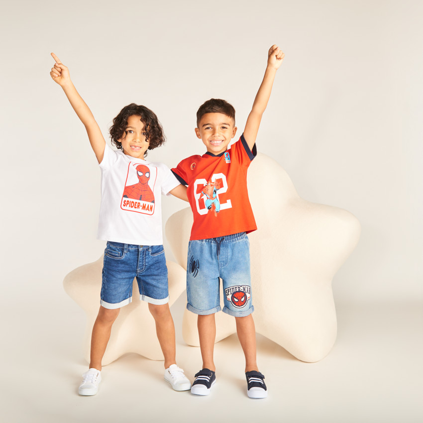 T-shirt manches courtes Spider-Man Marvel pour garçon 