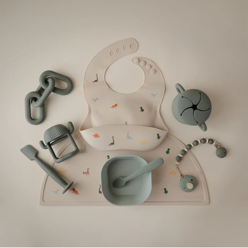 Bavoir silicone Dino 