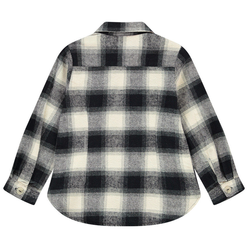 Surchemise à carreaux en flanelle pour fille 