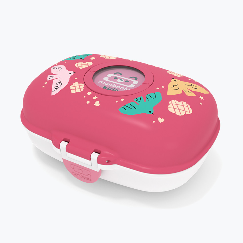 Boîte à goûter Gram Birds Rose 