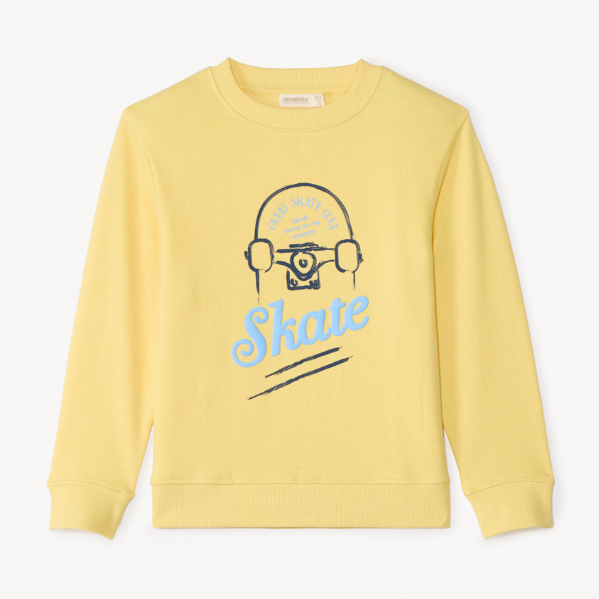 Sweat molleton avec puff print pour garçon 