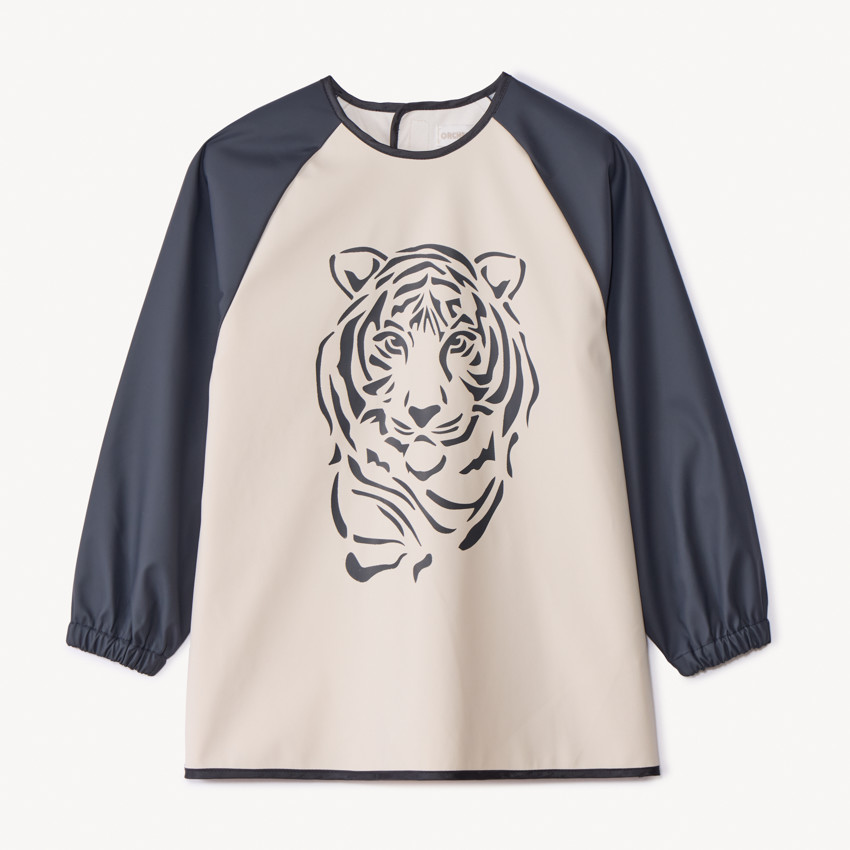 Tablier de peinture fantaisie printé tigre pour garçon  