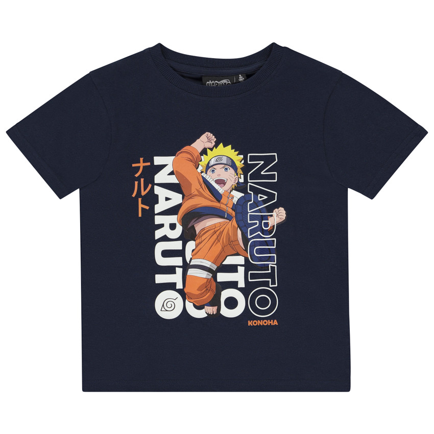 T-shirt manches courtes photoprint Naruto pour garçon 