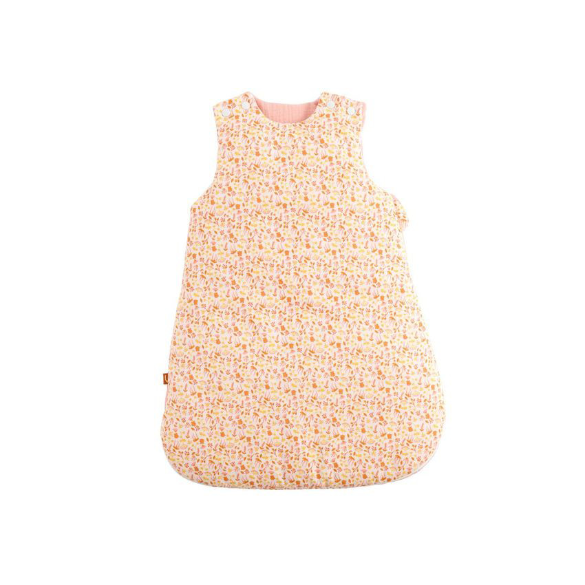 Gigoteuse sans manches imprimé fleuri 0M - Esmée 