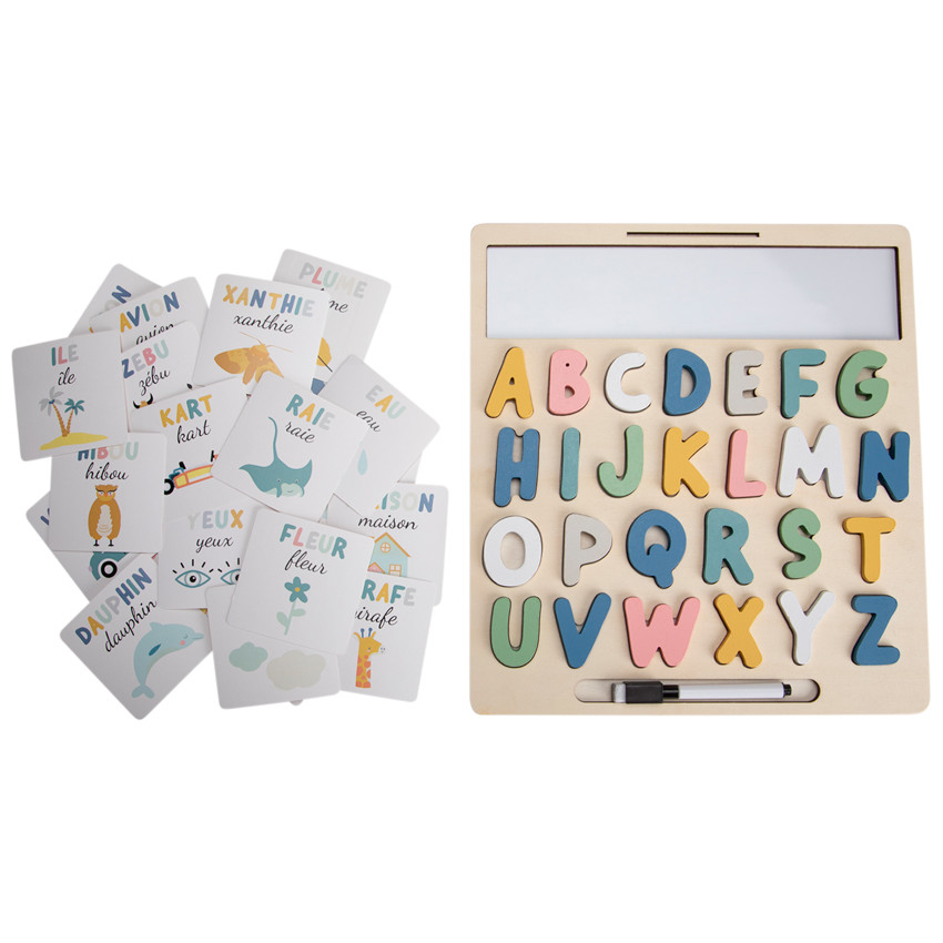 Carte puzzle alphabet enfant de Cartes d'Art