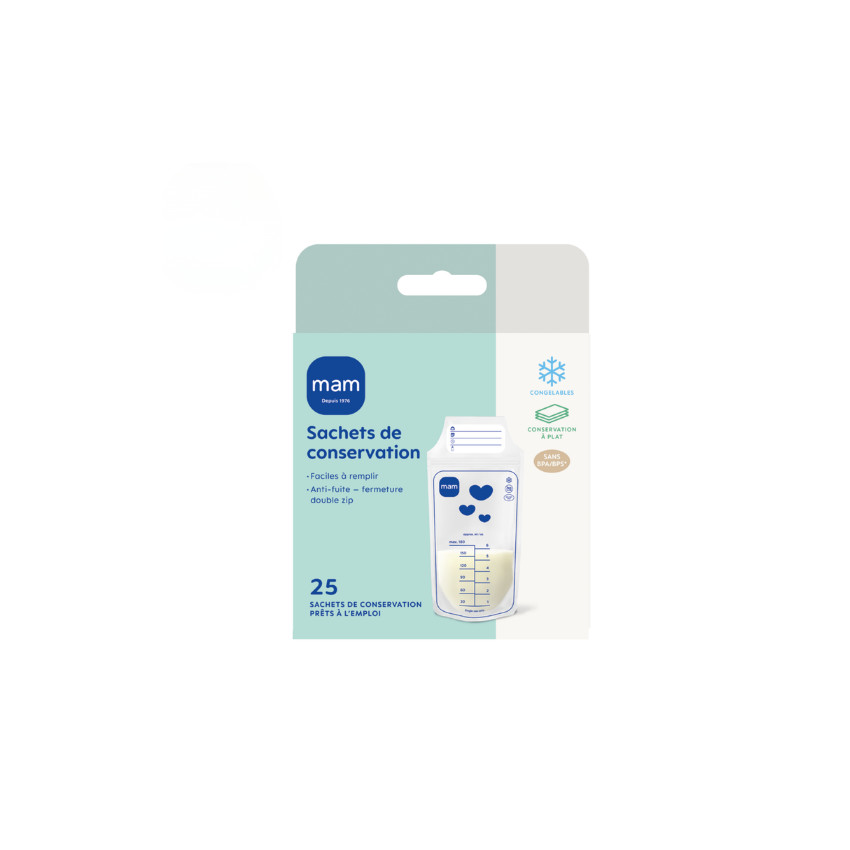 25 sachets de conservation - 180 ml 