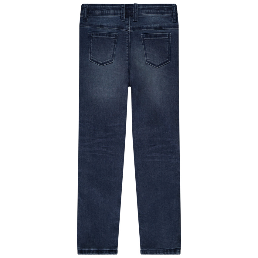 Jean slim doublé jersey pour fille 