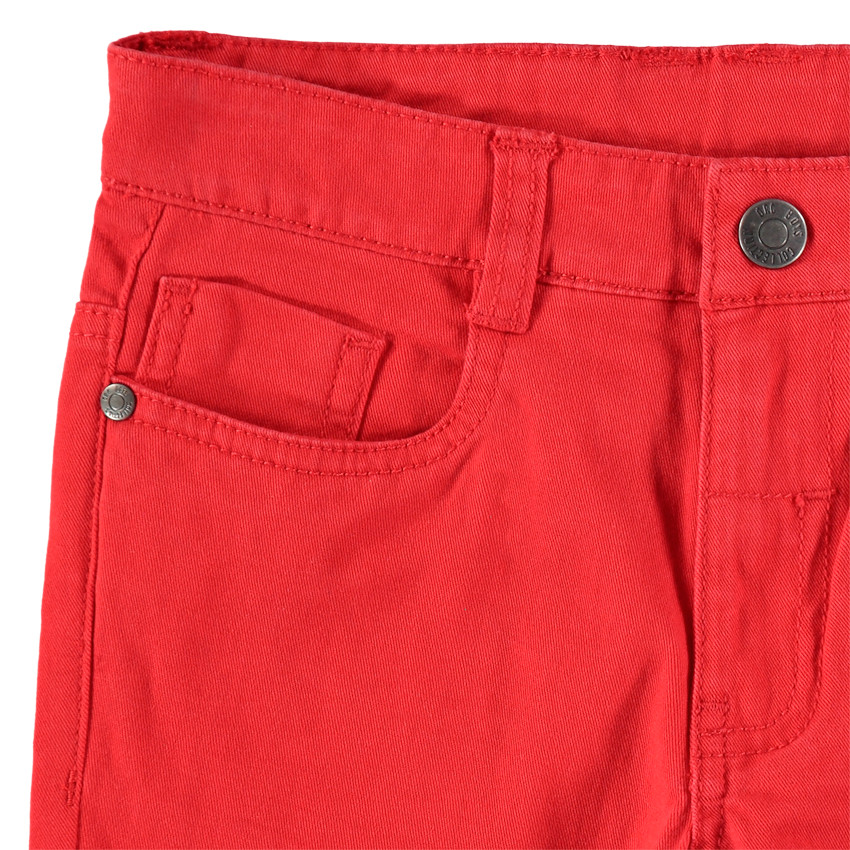 Pantalon slim en twill effet crinkle pour garçon 