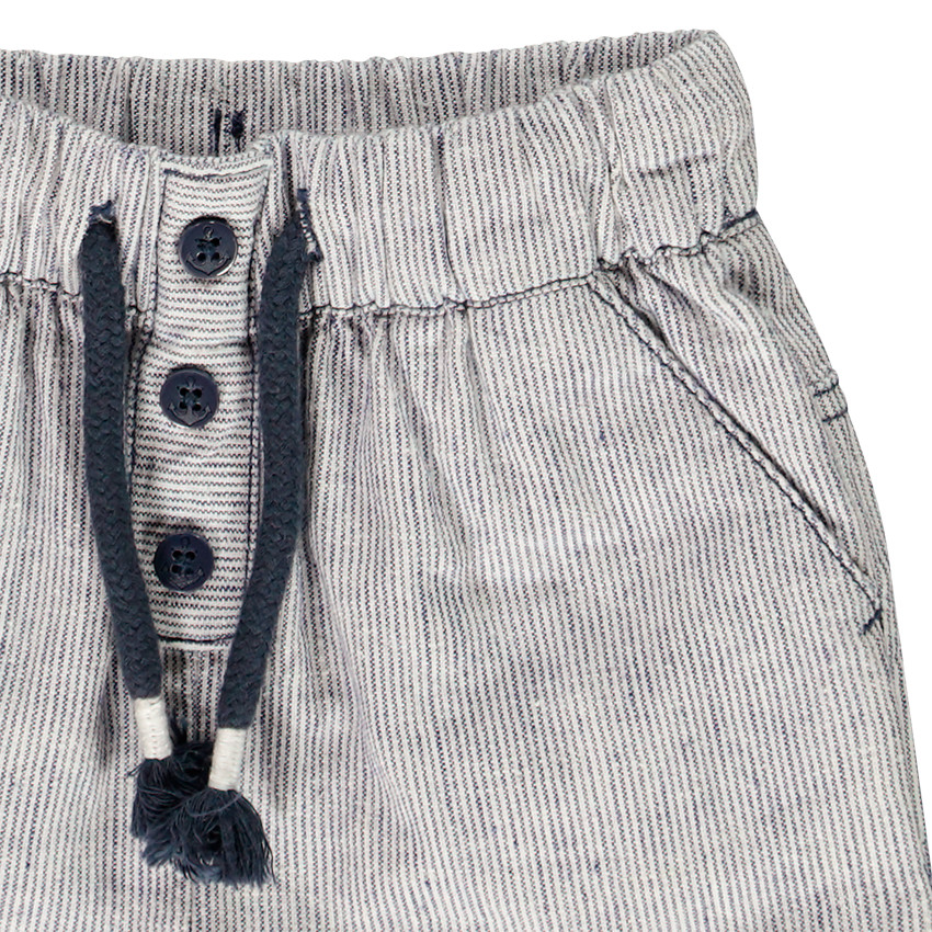 Ensemble 2 pièces débardeur et bermuda motif baleine pour bébé garçon 