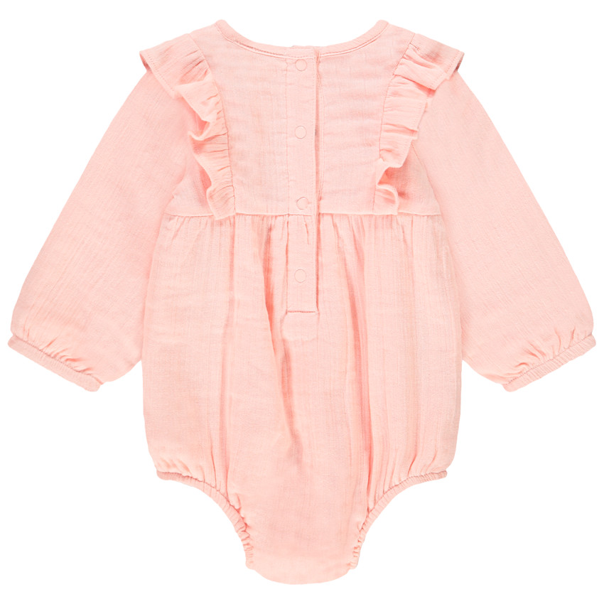 Body manches longues rose print Marie Aristochats Disney pour bébé fille 