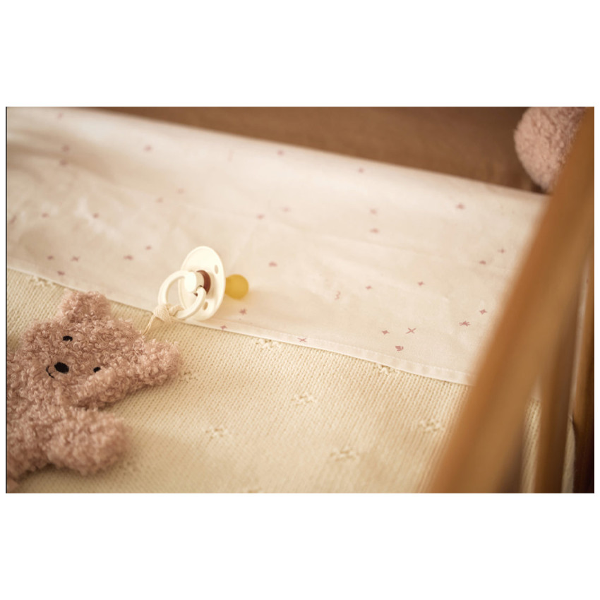 Attache sucette Teddy Bear Wild Rose 
