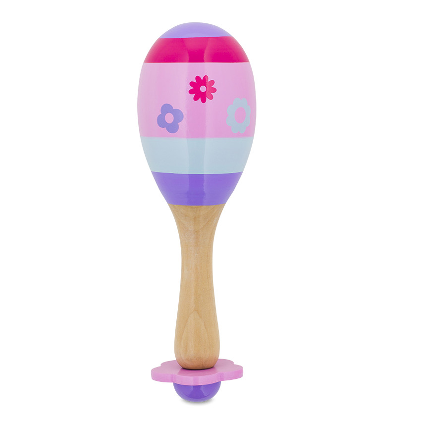 Maraca grand modèle - Rose Main Maraca grand modèle - Rose