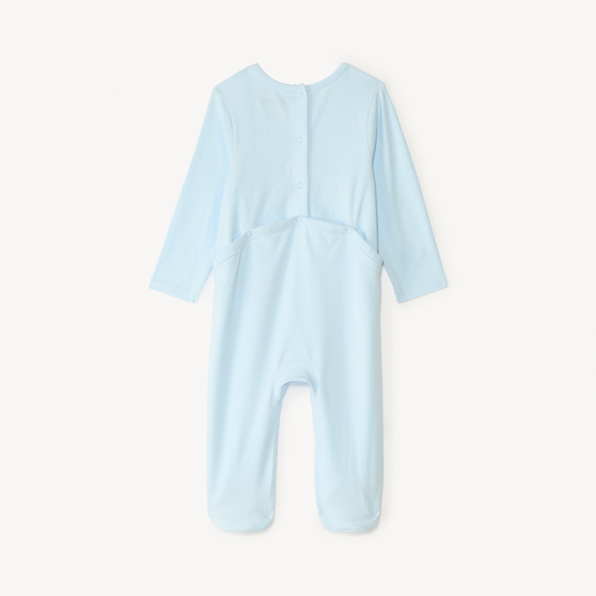 Dors-bien en jersey avec broderie pour bébé fille 