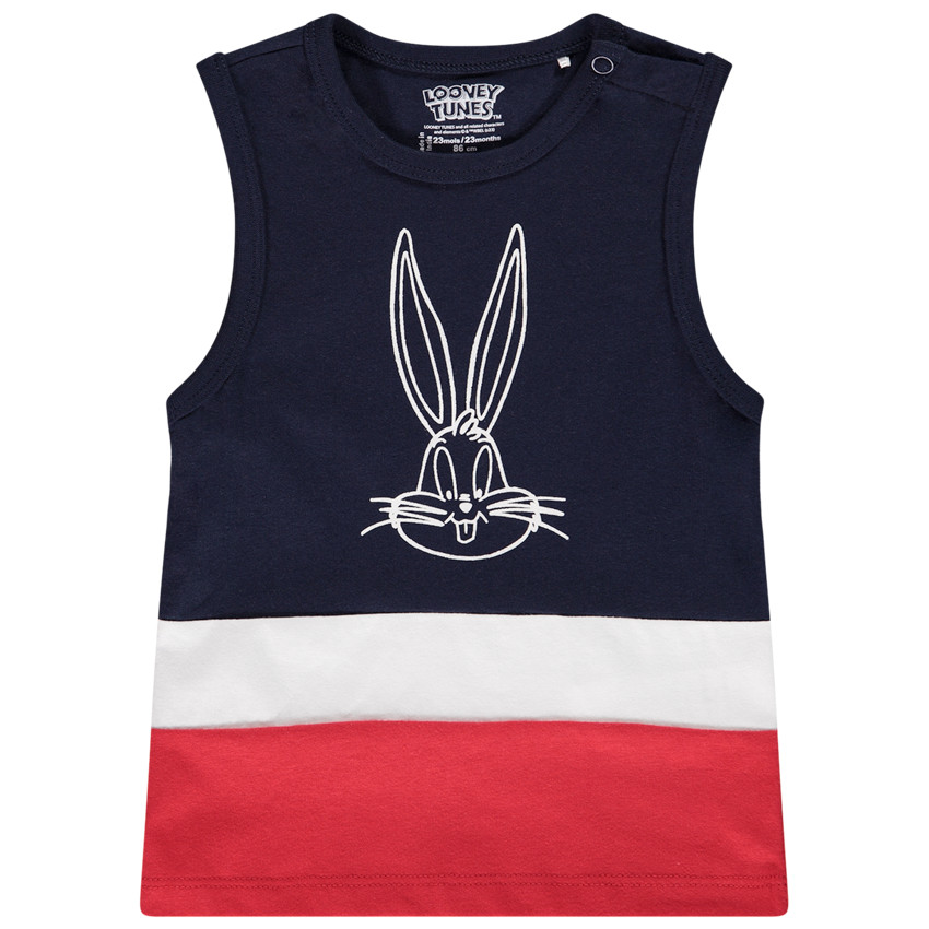 Débardeur en jersey effet colorblock avec print Bugs Bunny pour bébé garçon 