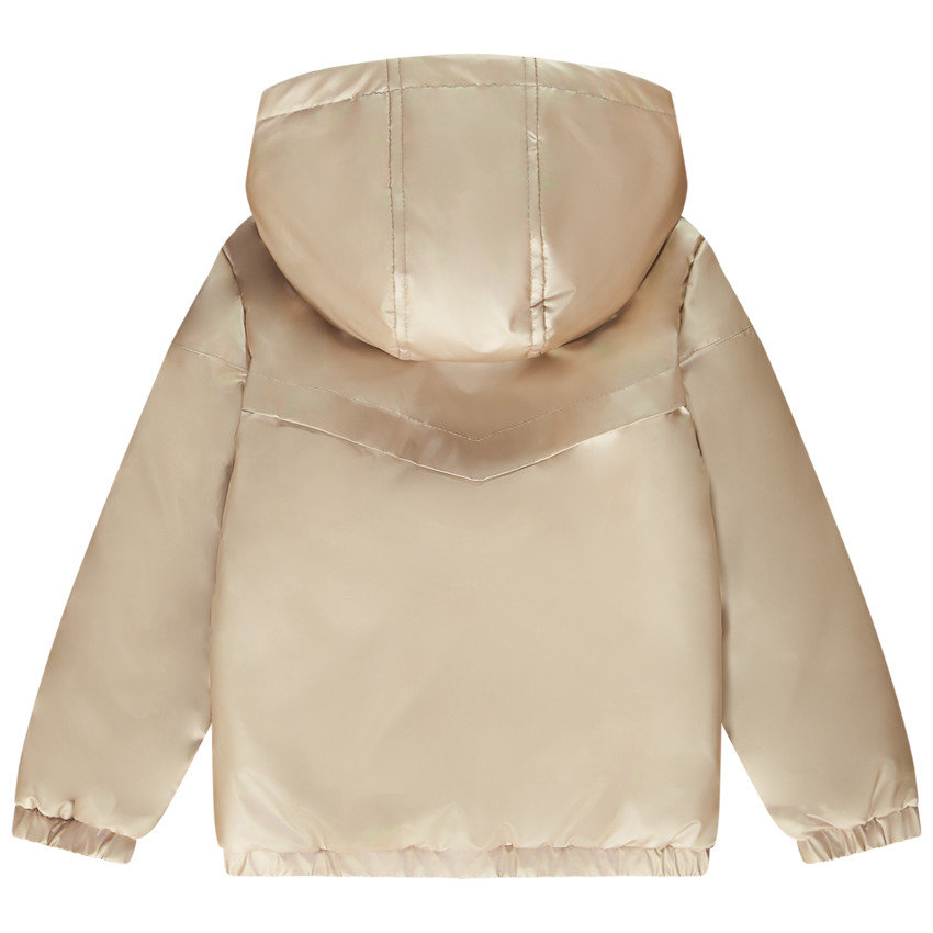 Coupe-vent en toile irisée et doublé sherpa pour fille 