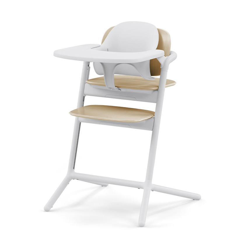Chaise haute évolutive Lemo 3 en 1 sand white 