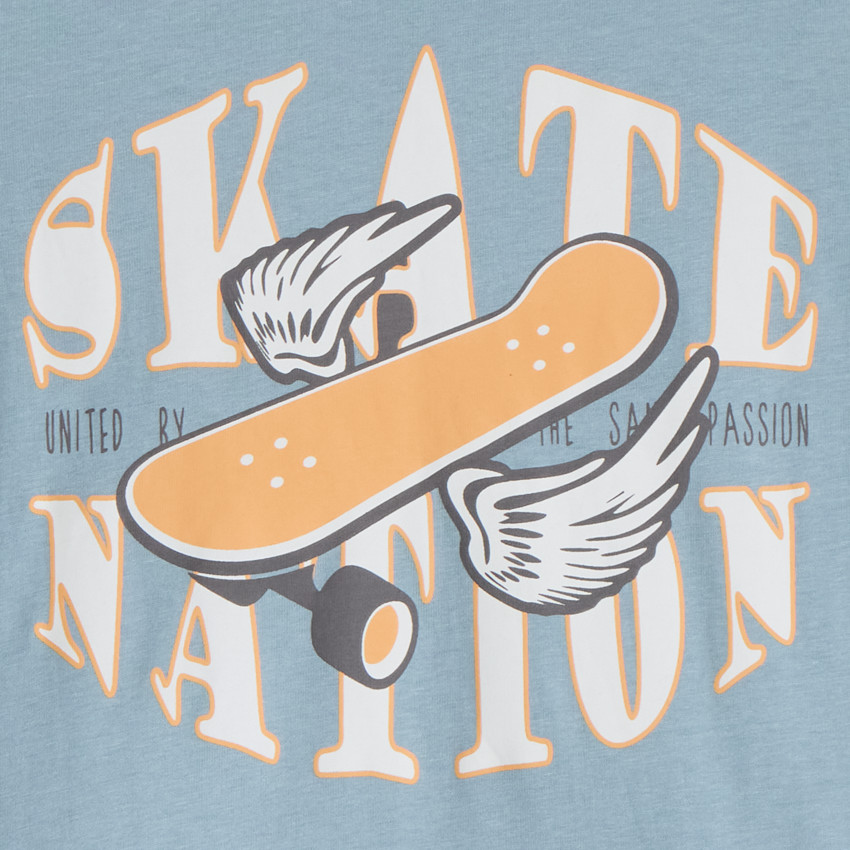 T-shirt manches longues printé pour garçon 