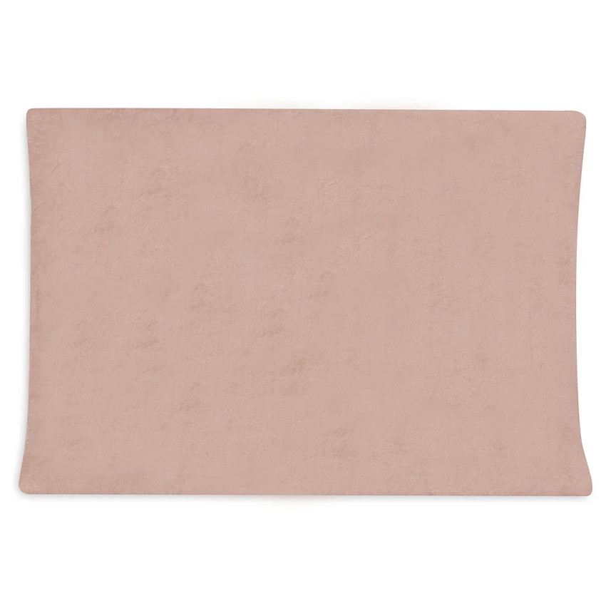 Housse matelas à langer éponge - Rose sauvage/Ivoire - 50x70 cm - 2 Pcs 