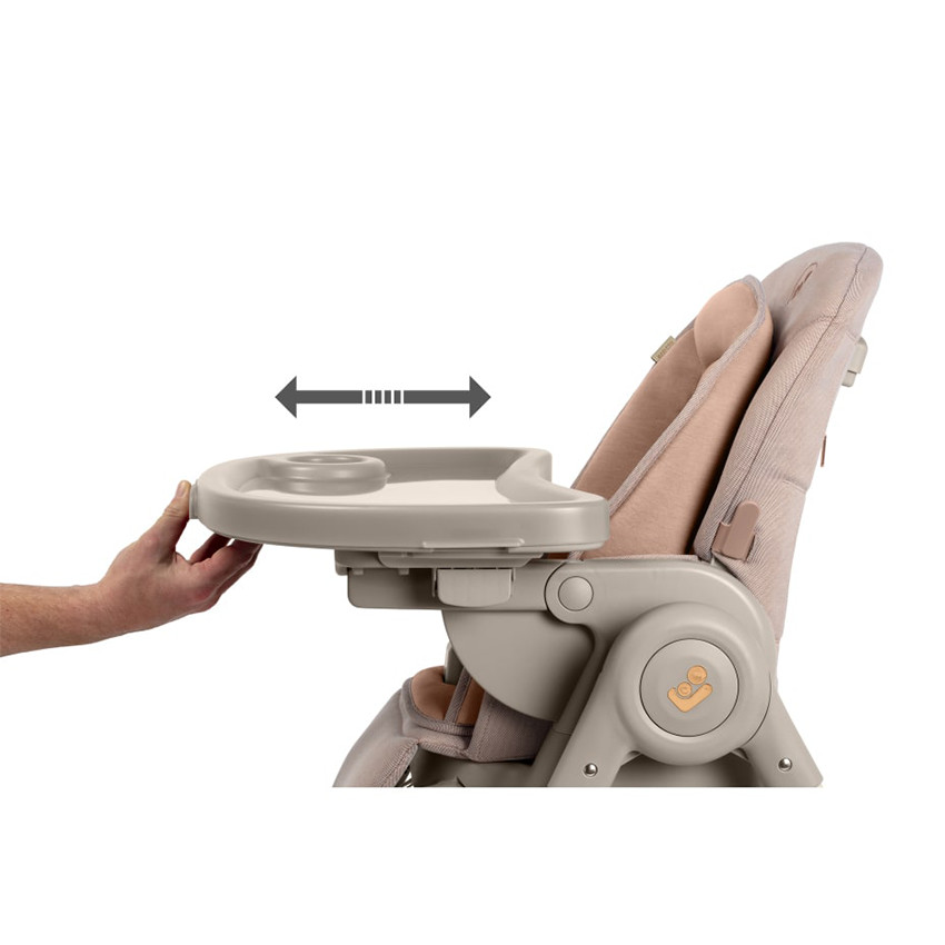 Chaise haute réglable et évolutive Minla Plus Elegance Terra 