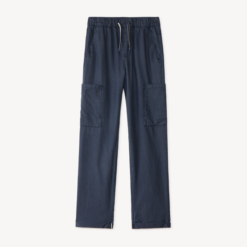 Pantalon garçon droit style cargo