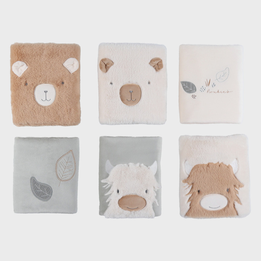 Lot de 6 protège barreaux pour lit et parc bébé Fluffy,Orso & Lily