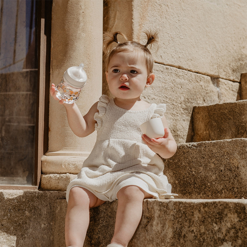 Biberon avec tétine symétrique SX Pro S 150 ml Wonderland Beige 