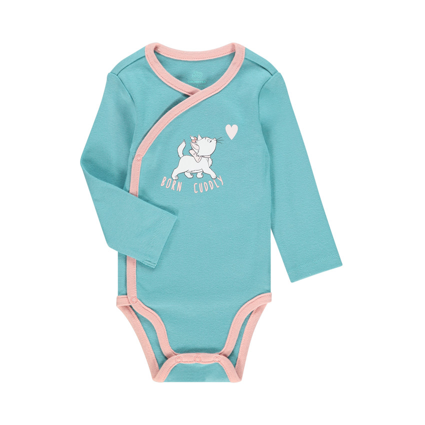 Lot de 3 bodies en coton motif Marie des Aristochats Disney 