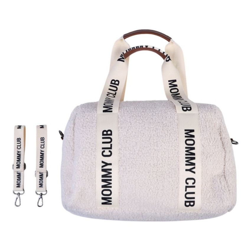 Sac à langer Mommy Club Signature Teddy Off-White 