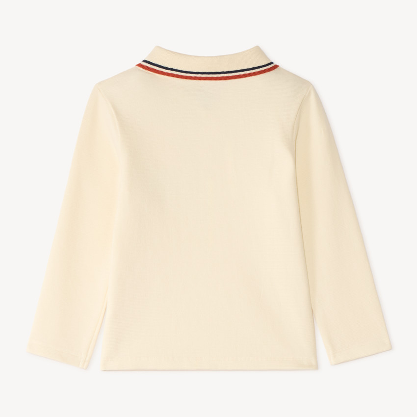 Polo manches longues bébé garçon badge Flash McQueen Disney Pixar 