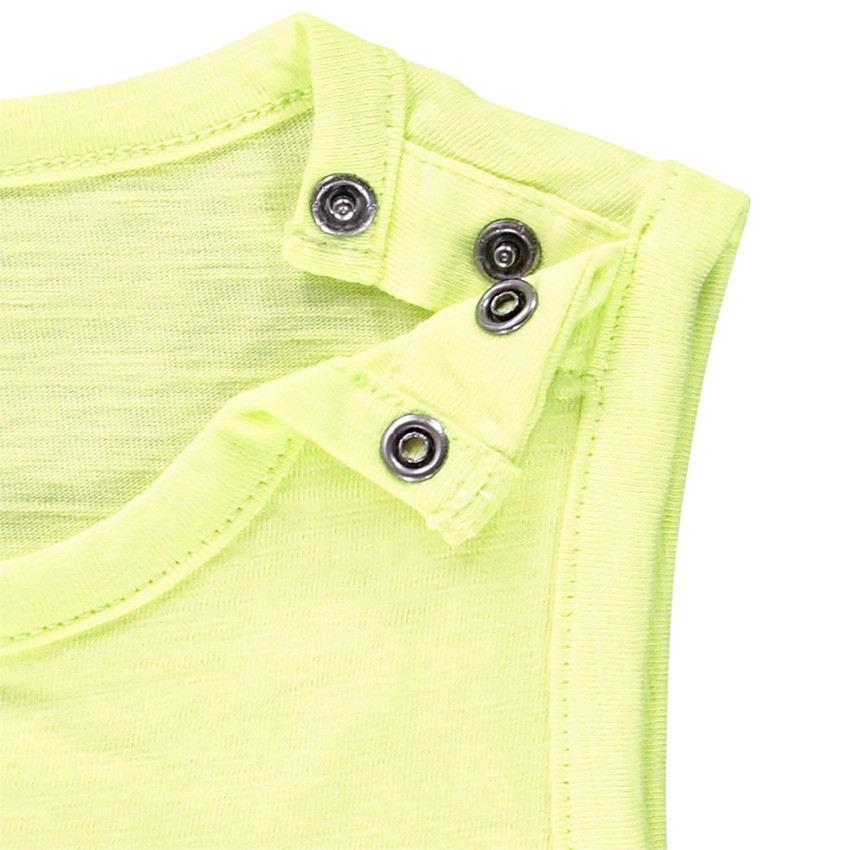 Débardeur en maille print à rayures pour bébé garçon 