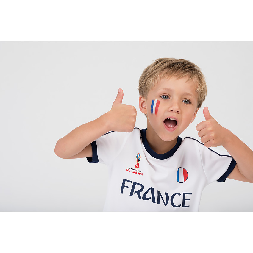 Junior - Tee-shirt manches courtes COUPE DU MONDE DE FOOTBALL 2018 - FRANCE 