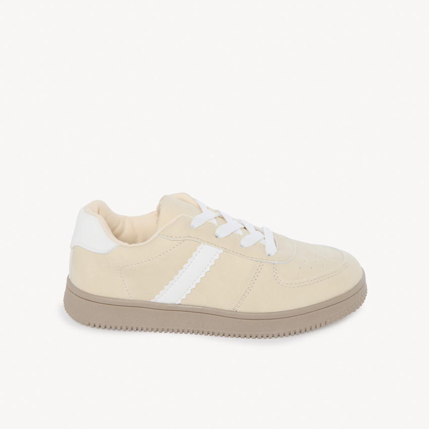 Baskets basses en simili cuir pour garçon 