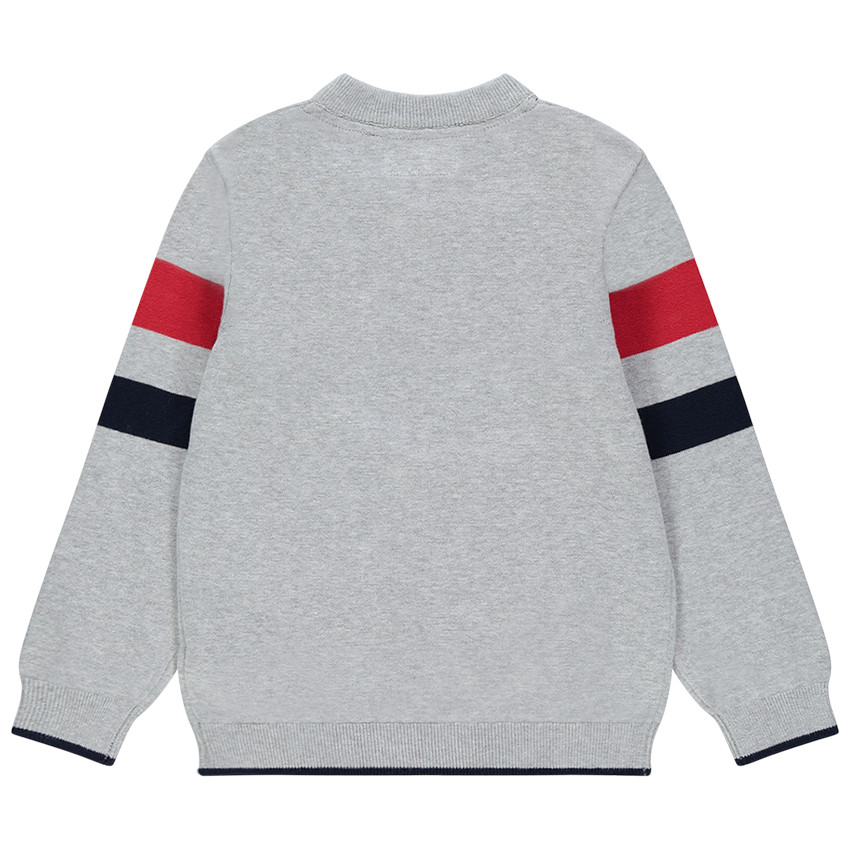 Pull en tricot à logo Harry Potter et bandes contrastées pour enfant garçon 