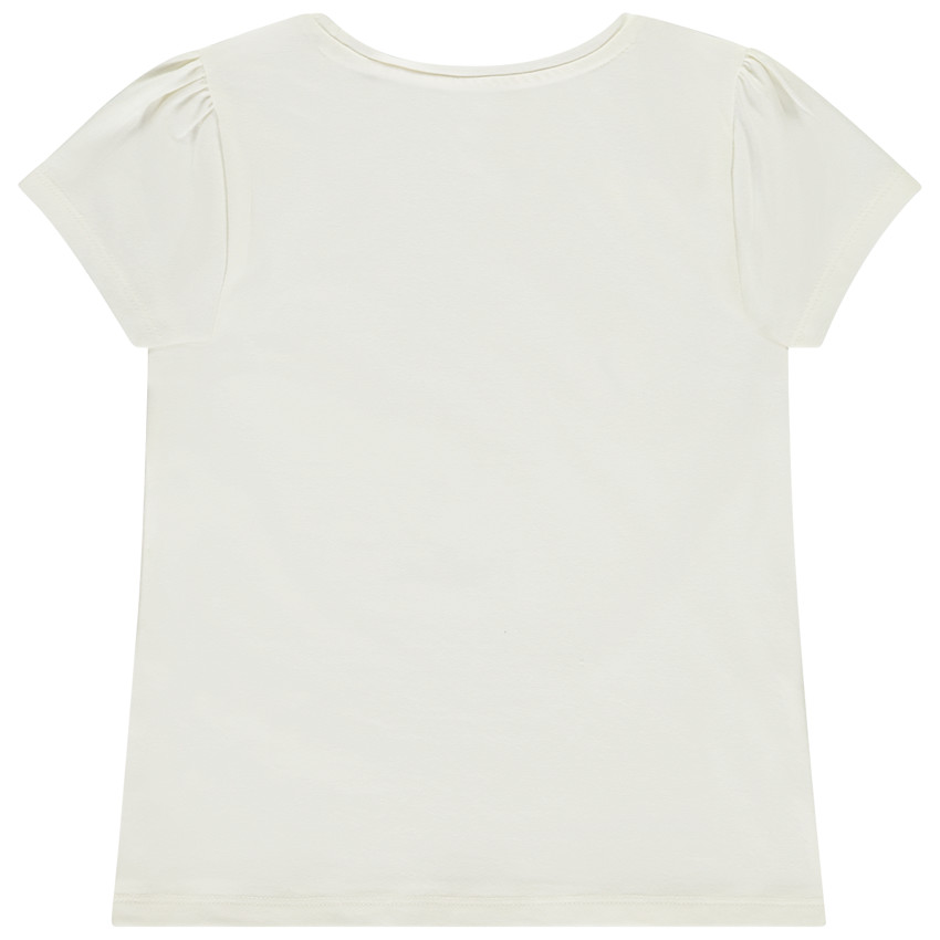 T-shirt manches courtes avec papillon cording pour fille  