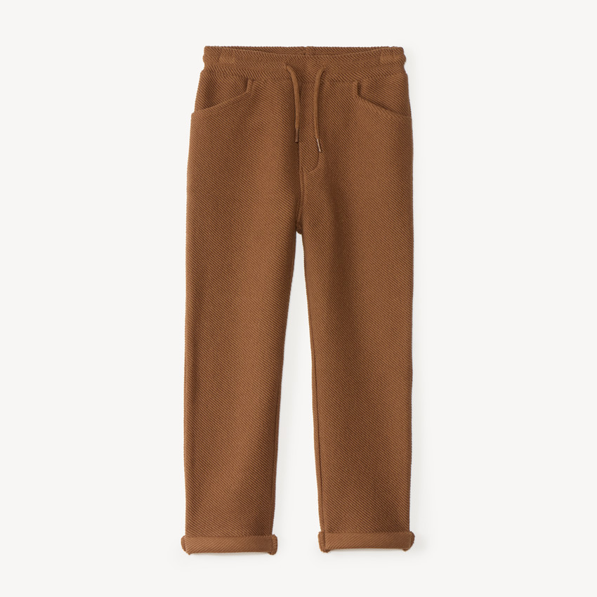 Jogging en maille texturée pour garçon
